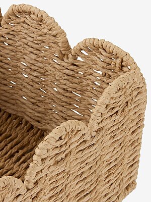 Sese Doğal Hasır Sepet 24*24*14 cm (4912637) - 3