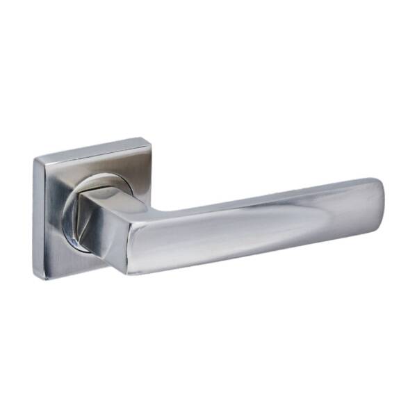 Sese Duru Modeli Yale Rozetli Dış Kapı Kolu Inox Renk (200-203R-03-53) - 1