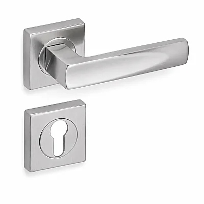 Sese Duru Modeli Yale Rozetli Dış Kapı Kolu Inox Renk (200-203R-03-53) - 3