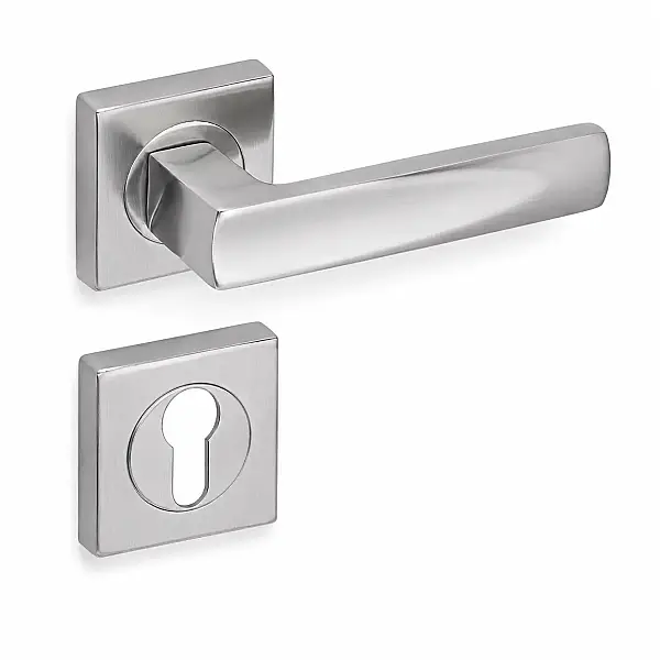 Sese Duru Modeli Yale Rozetli Dış Kapı Kolu Inox Renk (200-203R-03-53) - 3