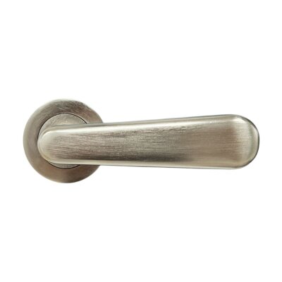 Sese Esin Modeli Yuvarlak Rozetli Wc Kapı Kolu Inox Renk (200-261R-02-53) - 2
