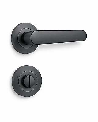 Sese Evin Modeli Rozetli Wc Kapı Kolu Antrasit (200-243R-02-54) - 3