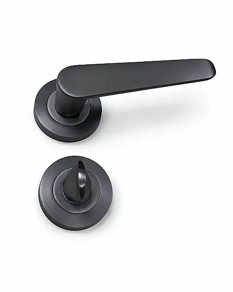 Sese Evin Modeli Rozetli Wc Kapı Kolu Antrasit (200-243R-02-54) - 4