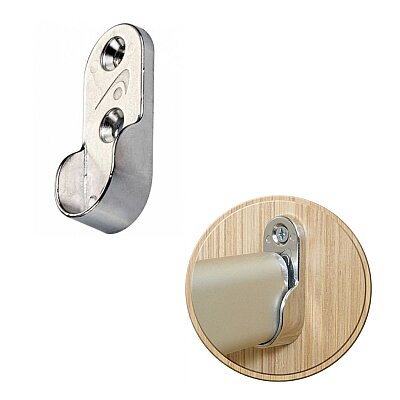 Sese Askı Borusu Flanşı Oval Krom 15mm Açık (253-07-03-18) - Sese