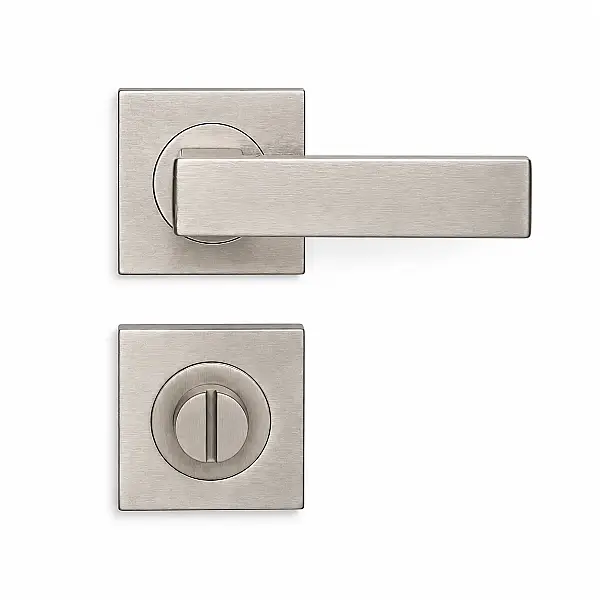 Sese Jale Modeli Rozetli Wc Kapı Kolu Inox Renk (200-213R-02-53) - 4