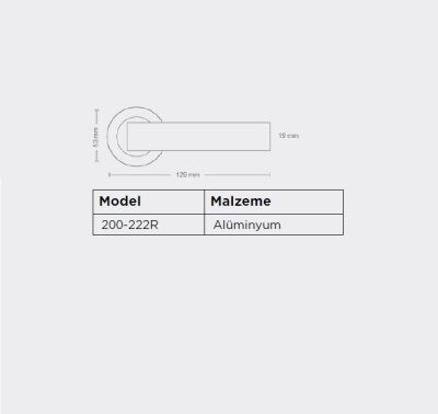 Sese Araç Modeli Oda Kapı Kolu Saten (200-222R-01-53) - 4