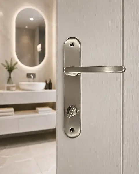 Sese Aynalı Wc Kapı Kolu Lina Inox (200-219-02-53) - 1