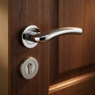 Sese Kapı Kolu Nikel/Inox (200-74R-21/53) - Sese