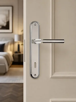 Siba Aynalı Oda Kapı Kolu Krom/Inox (200-81-01-18/53) - 1