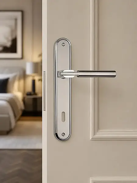 Siba Aynalı Oda Kapı Kolu Krom/Inox (200-81-01-18/53) - 1