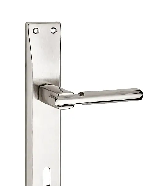 Sese Aynalı Oda Ekonomik Kapı Kolu Nikel/Inox (200-73-01-21/53) - 3