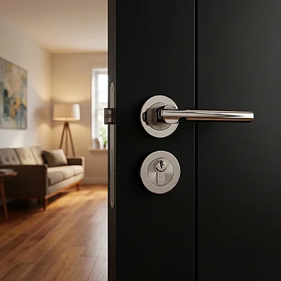 Sese Yasmin Modeli Kapı Kolu Inox/Nikel Saten (200-73R-21/53) - 1