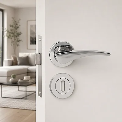 Sese Kapı Kolu Nikel/Inox (200-32R-21/53) - 1