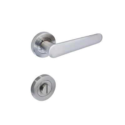 Sese Ada Modeli Rozetli Wc Kapı Kolu Inox Renk (200-204R-02-53) - 3