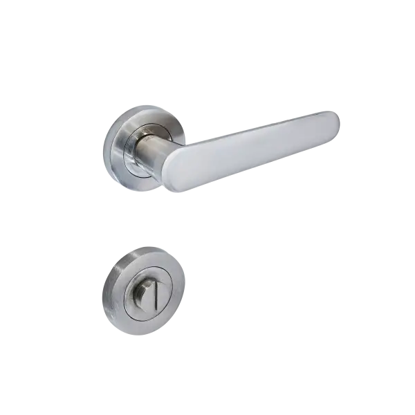 Sese Ada Modeli Rozetli Wc Kapı Kolu Inox Renk (200-204R-02-53) - 3