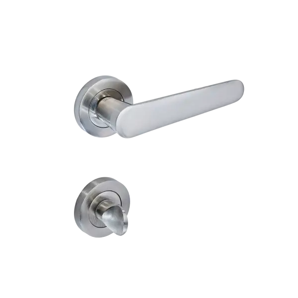 Sese Ada Modeli Rozetli Wc Kapı Kolu Inox Renk (200-204R-02-53) - 4