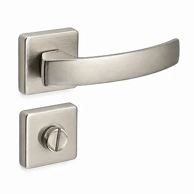 Sese Arya Modeli Kare Rozetli Wc Kapı Kolu Inox(200-202R-02-53) - Sese (1)