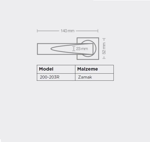 Sese Duru Modeli Rozetli Wc Kapı Kolu Inox Renk (200-203R-02-53) - 5