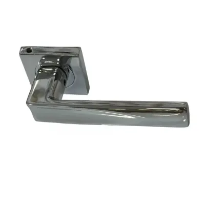 Sese Duru Modeli Rozetli Oda Kapı Kolu Krom (200-203R-01-18) - 3