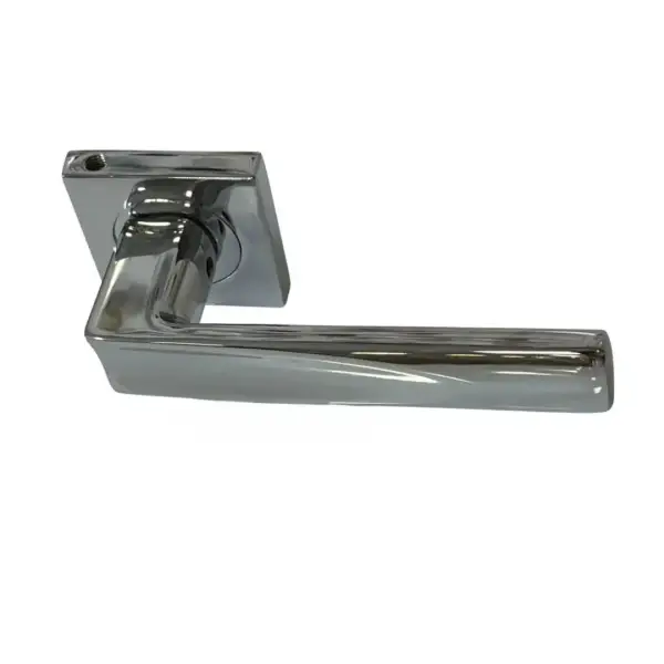 Sese Duru Modeli Rozetli Oda Kapı Kolu Krom (200-203R-01-18) - 3