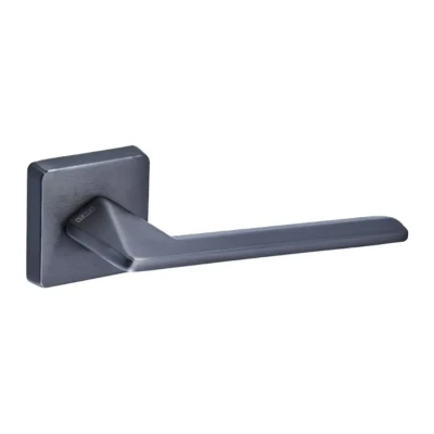 Sese Eliz Modeli Rozetli Wc Kapı Kolu Antrasit Renk (200-201R-02-54) - 2