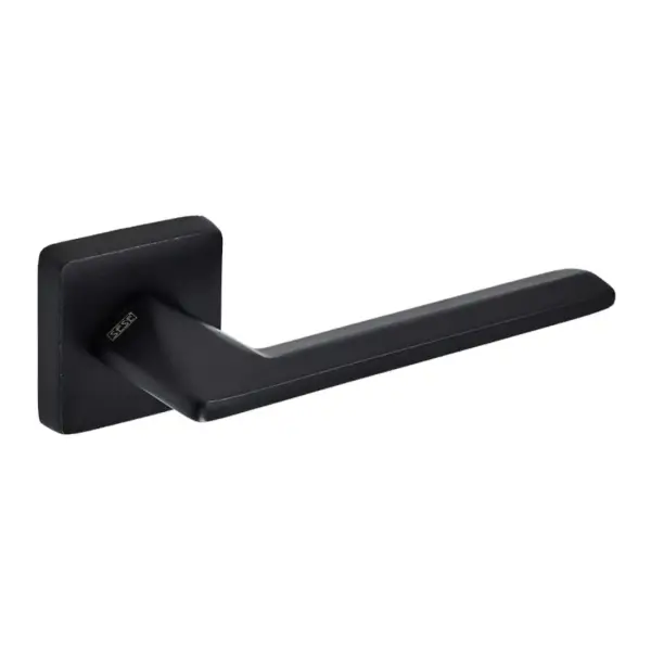 Sese Eliz Modeli Rozetli Wc Kapı Kolu Siyah Renk (200-201R-02-02) - 4