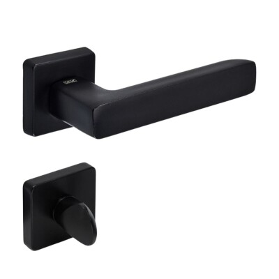 Sese Mira Modeli Rozetli Wc Kapı Kolu Siyah (200-207R-02-02) - 1