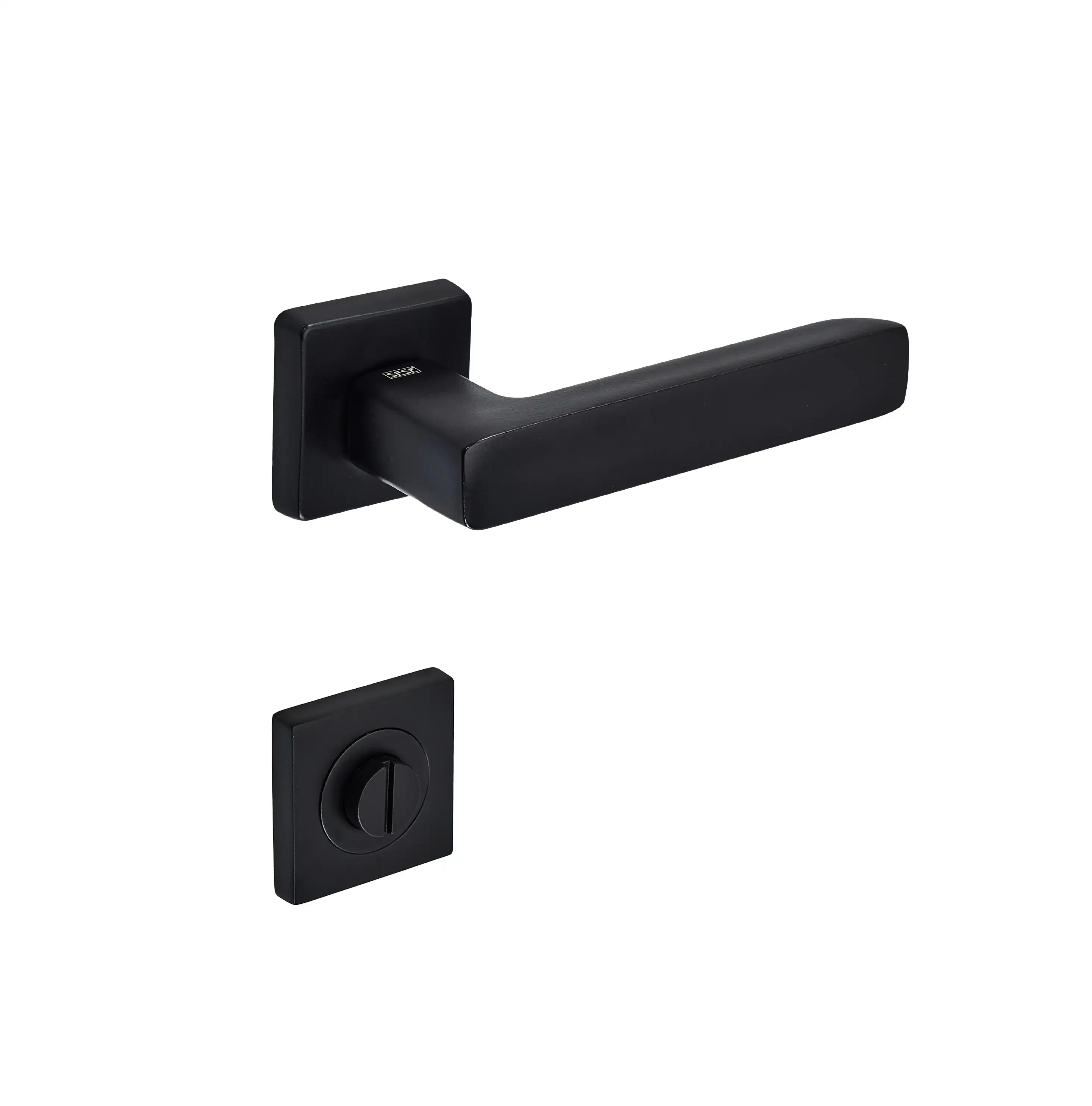 Sese Mira Modeli Rozetli Wc Kapı Kolu Siyah (200-207R-02-02) - 3
