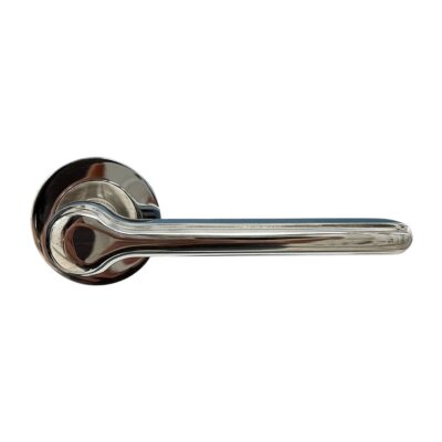 Sese Doğa Modeli Rozetli Wc Kapı Kolu Krom Inox (200-205R-02-18/53) - 2
