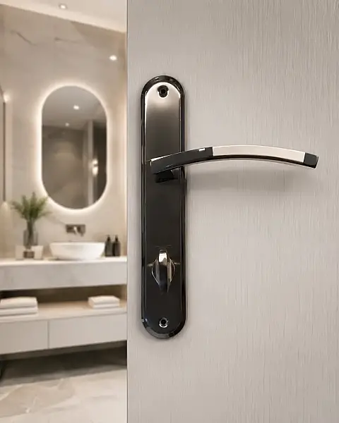 Siba Aynalı Wc Kapı Kolu Krom/Inox (200-87-02-18/53) - 1