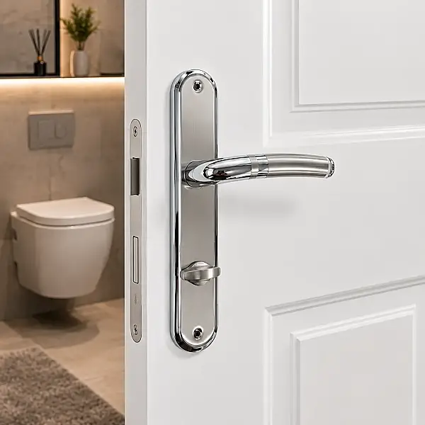 Siba Wc Banyo Kapı Kolu Krom/Inox (200-86-02-18/53) - 1
