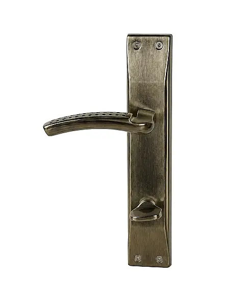 Sese Aynalı Wc Banyo Kapı Kolu Nikel/Inox (200-74-02-21/53) - 2