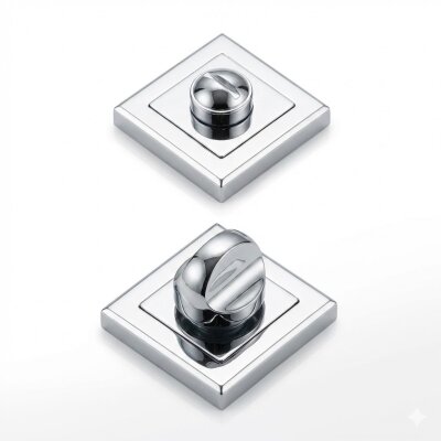 Sese Kapı Kolu Wc Rozeti Krom Renk (201-23-02-18) - Sese