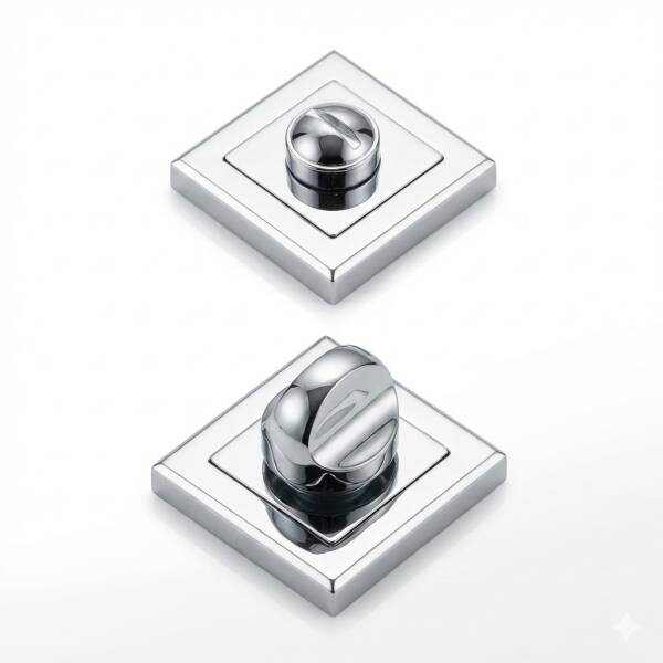 Sese Kapı Kolu Wc Rozeti Krom Renk (201-23-02-18) - 1