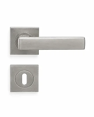 Sese Jale Modeli Rozetli Oda Kapı Kolu Inox Renk (200-213R-01-53) - 3