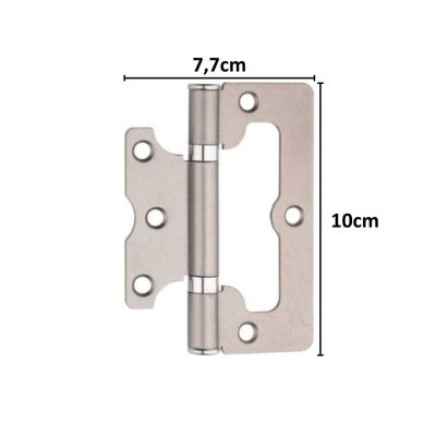 Sese Kelebek Menteşe Inox 10 cm (HN19NB) - 2