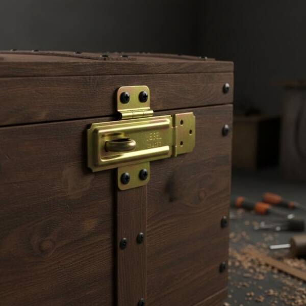 Sese Kilitlenebilir Sandık Askısı 35*115 (DOR59) - 1