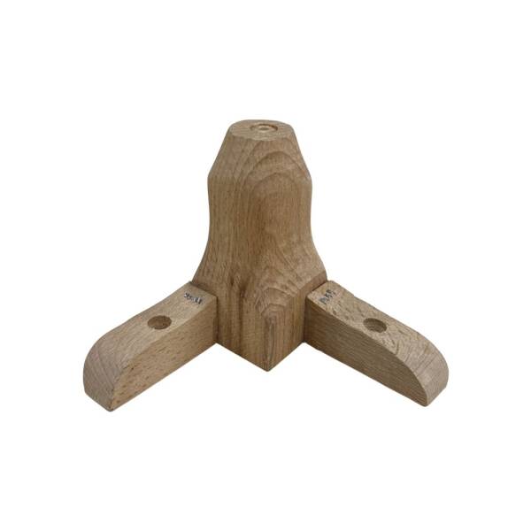 Sese Ahşap Kulaklı Masa Ayağı Ham Ayak 8x8x10cm (401-23-10-01) - 1