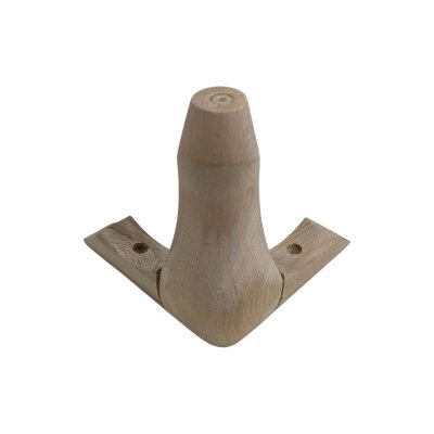 Sese Ahşap Kulaklı Masa Ayağı Ham Ayak 8x8x15cm (401-23-15-01) - 1