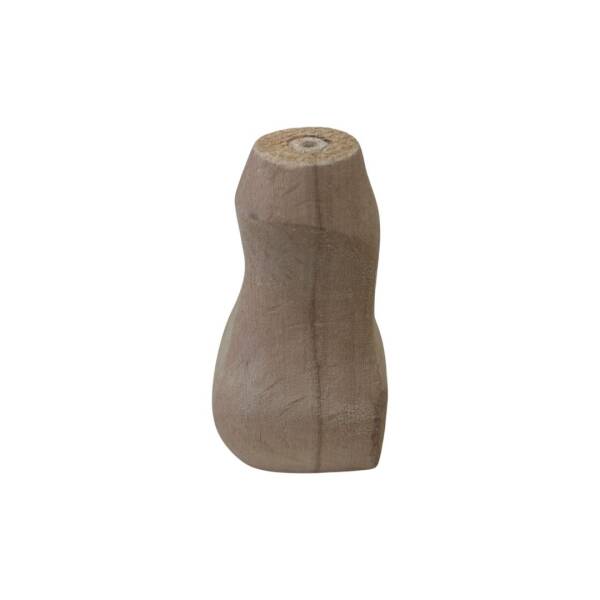 Sese Klasik Kulaksız Ham Ahşap Masa Ayağı 10cm (401-25-10-01) - 1