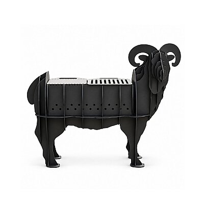 Sese Koç Figürlü Mangal Barbekü 76x50x100cm - SESE (1)