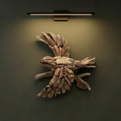 Sese Kuşlu Duvar Süsü Polyester (PNL-A24107) - 1