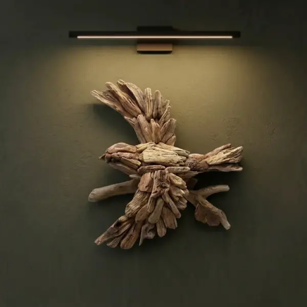 Sese Kuşlu Duvar Süsü Polyester (PNL-A24107) - 1