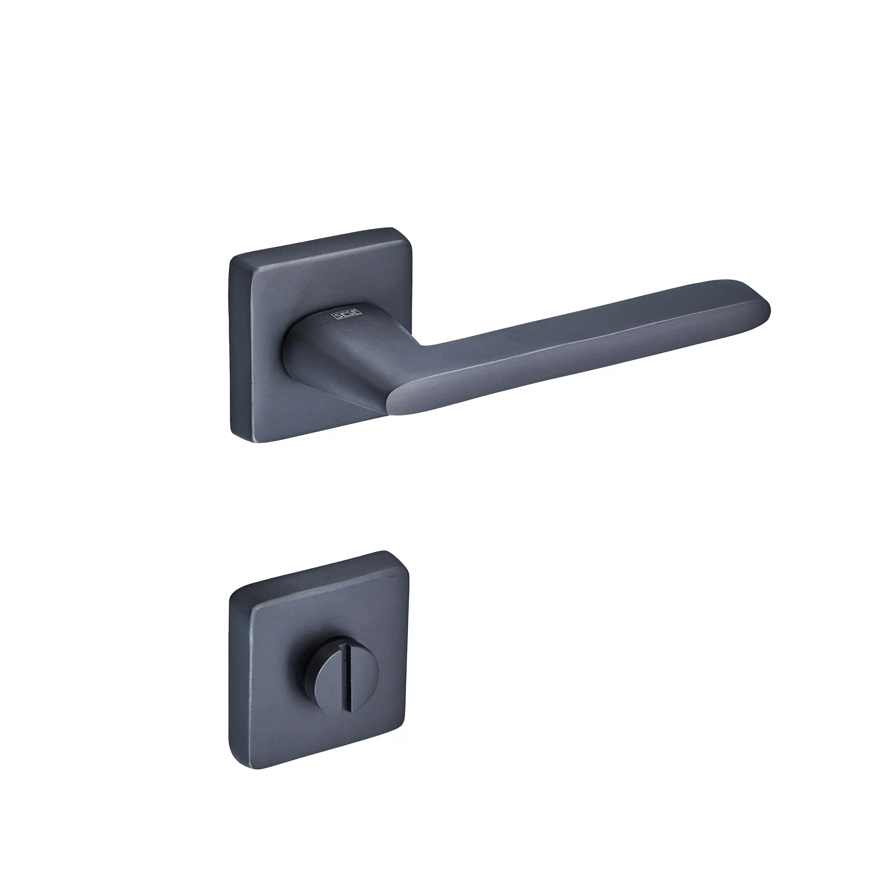 Sese Lina Modeli Rozetli Wc Kapı Kolu Antrasit Renk (200-219R-02-54) - 4