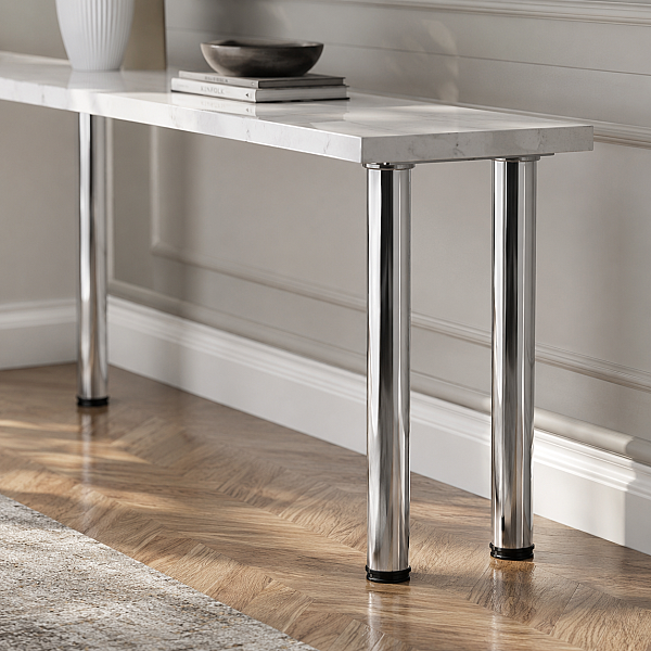 Sese Metal Masa Ayağı Krom Renk 6x41 Cm (140-01-41-18) - 2