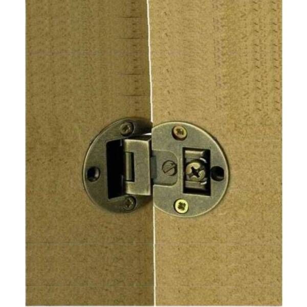 Sese Yuvarlak Gömme Masa Menteşesi Antik Renk (SS600-27) - 1