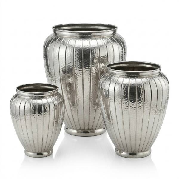 Sese Metal Dekoratif Saksı Orta Boy (PNL-MG83 M) - 2