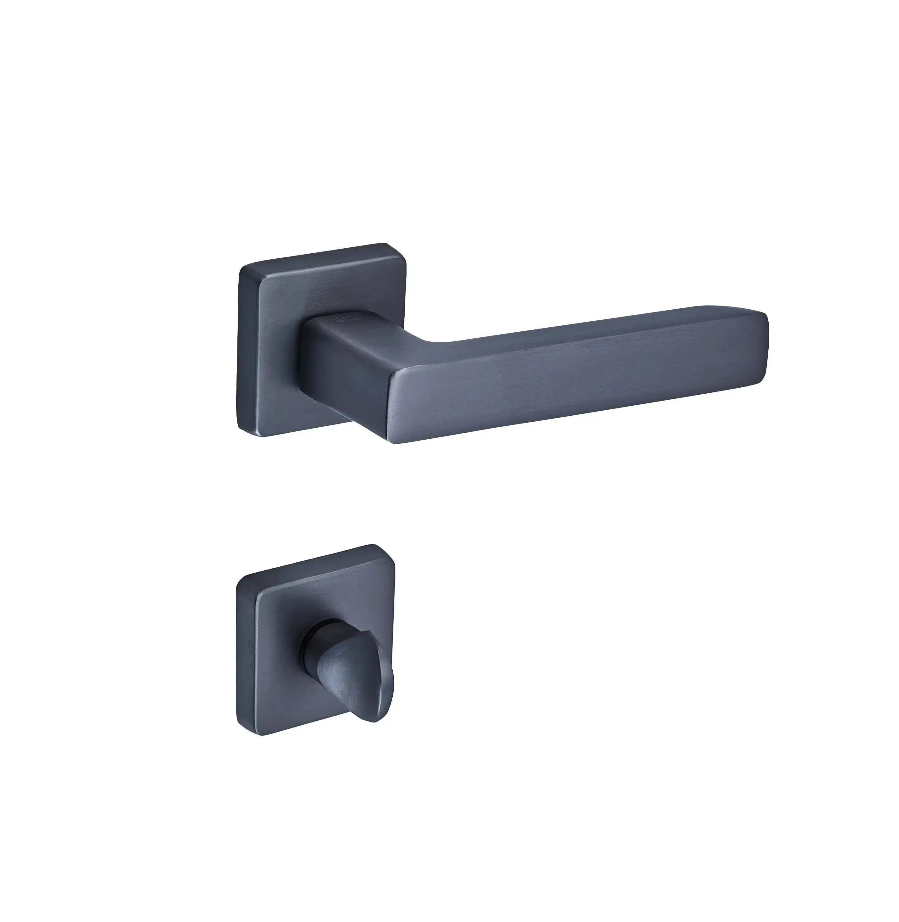 Sese Mira Modeli Rozetli Wc Kapı Kolu Antrasit Renk (200-207R-02-54) - 4
