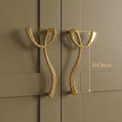 Sese 170 Modeli Sağ Altın Kulp 160mm (170-160-16) - Sese (1)