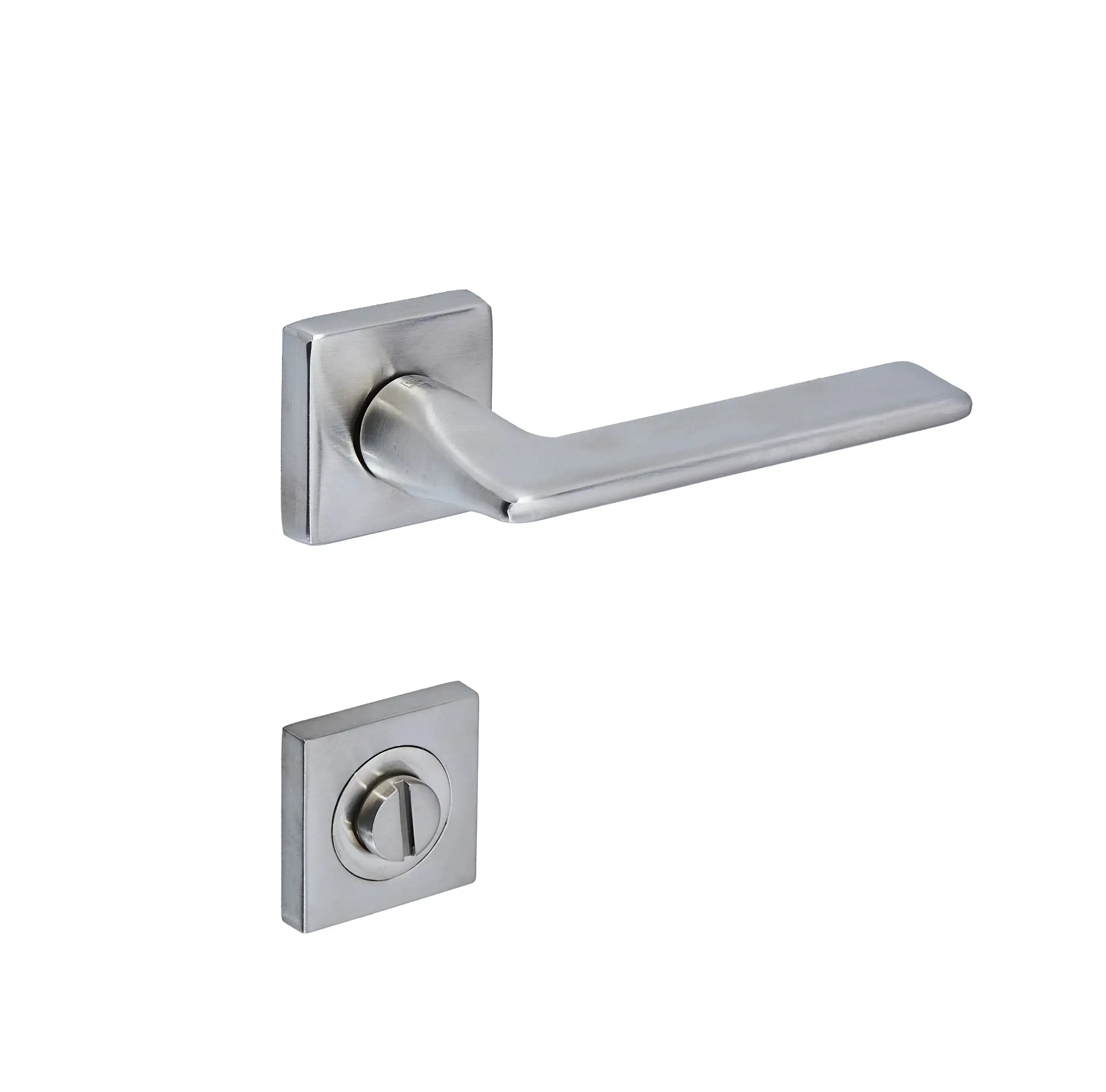 Sese Nida Modeli Kare Rozetli Wc Kapı Kolu Inox (200-224R-02-53) - 4